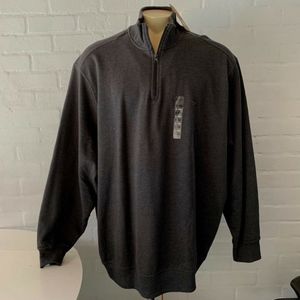 Dockers Zip Collar Pullover Sweat Shirt Jacket 2XL